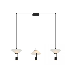23202 LINE LED LIGHT 28W 3000K ALUMINIUM BLACK Zambelis Lights